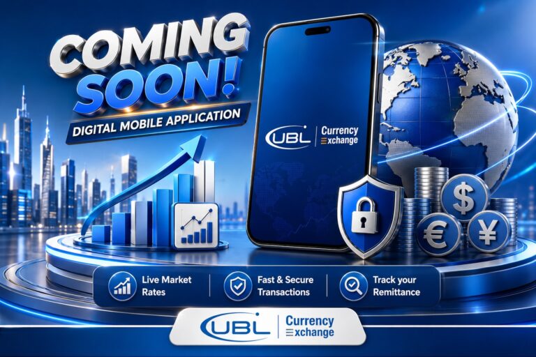 Mobile App UBL Currency Exchange